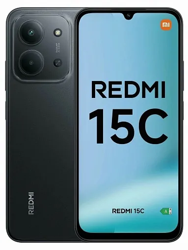 Смартфон Xiaomi Redmi 15C 4G 4/128 ГБ, черный