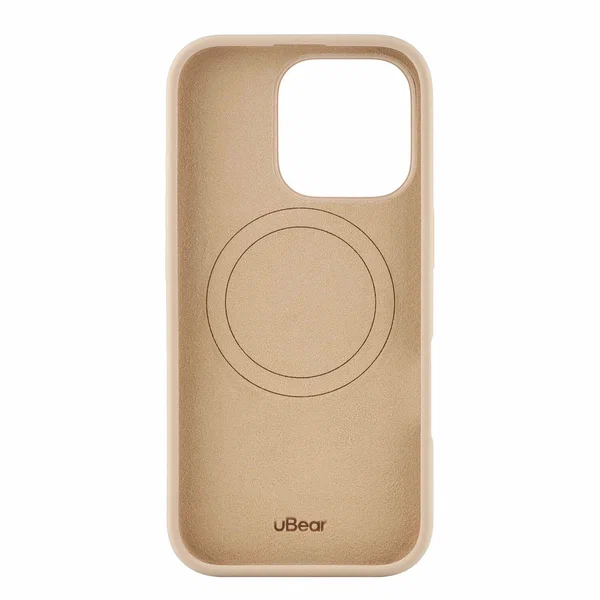 Чехол защитный uBear Touch Mag Case, iPhone 16 Pro Max, MagSafe, латте