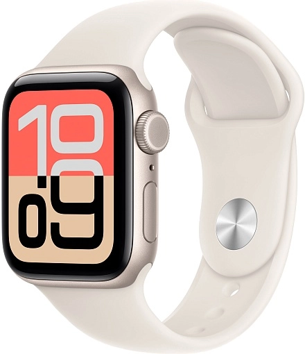 Apple Watch SE 3 40 мм, «сияющая звезда», ремешок цвета «сияющая звезда», размер M/L