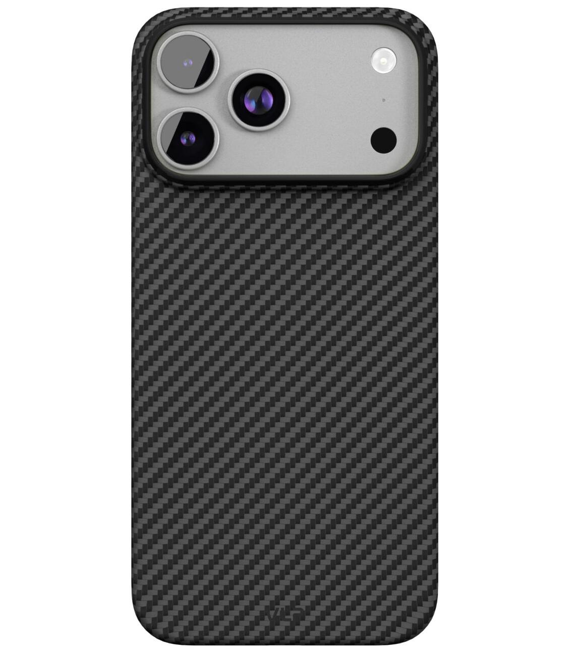 Чехол защитный "vlp"  Kevlar Case с MagSafe для iPhone 17 Pro Max, черный